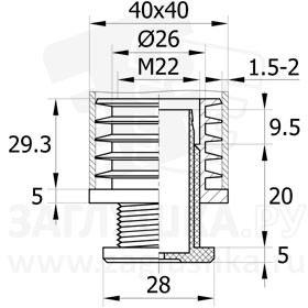 PRQ40x40x1,5-2