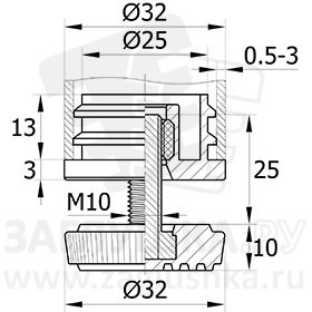 D32М10.D32x25